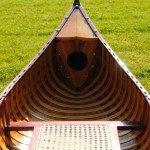 K037 6 ft Wooden Canoe with ribs 